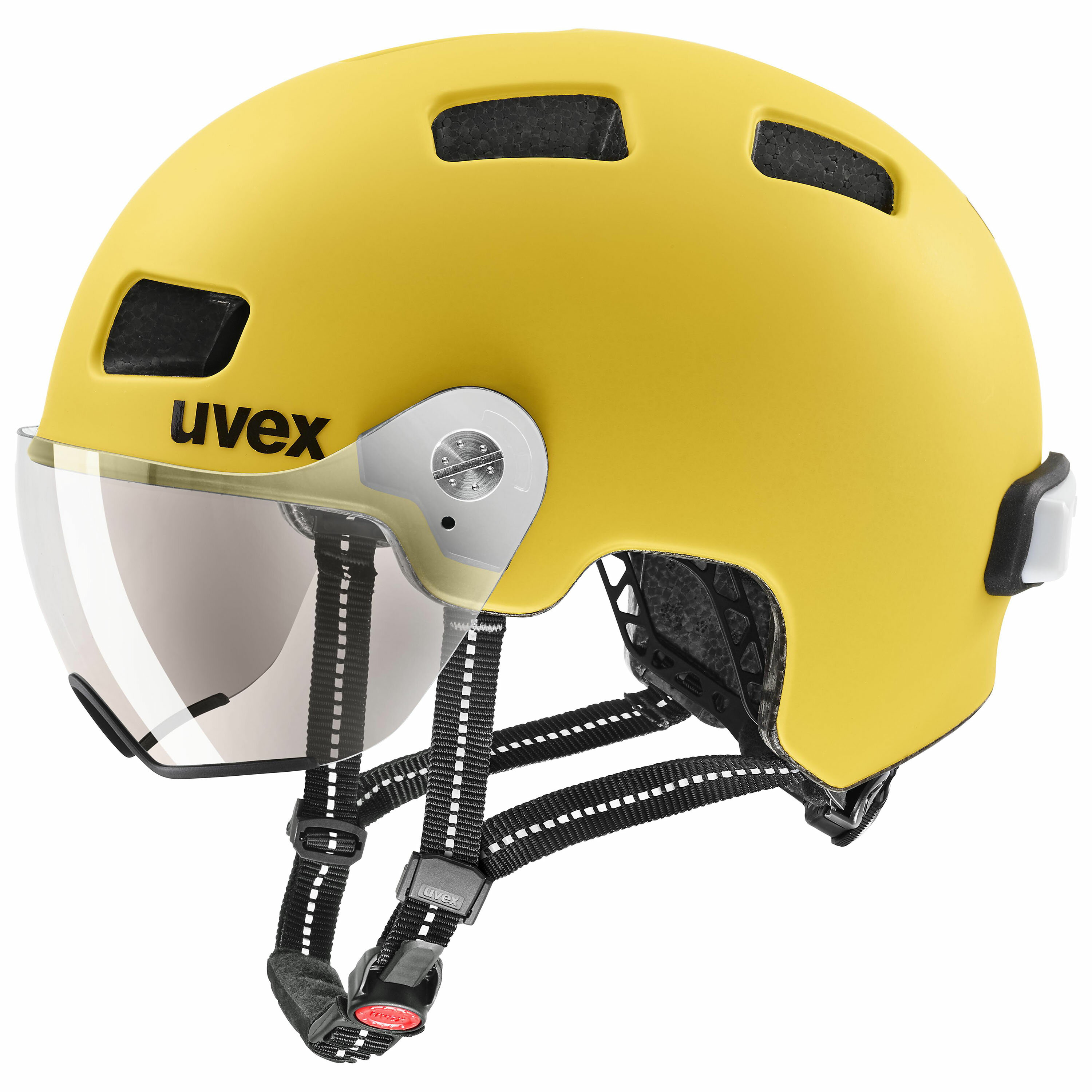 楽天市場ウベックス Uvex uvex 自転車ヘルメット バイザー付き LEDライト付属 ドイツ製 rush visor 価格比較