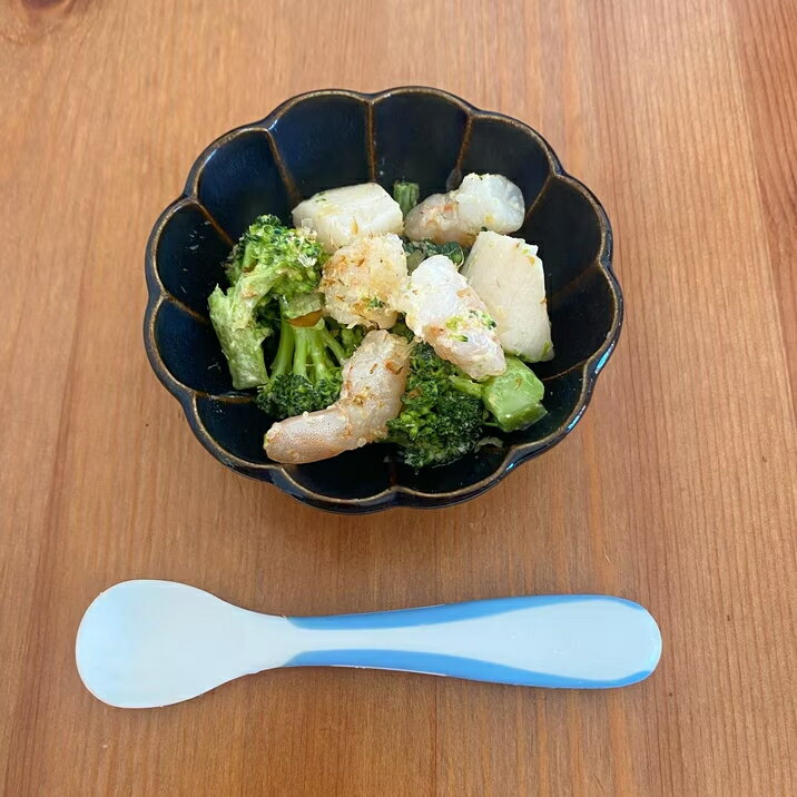 エビとブロッコリーの副菜の画像