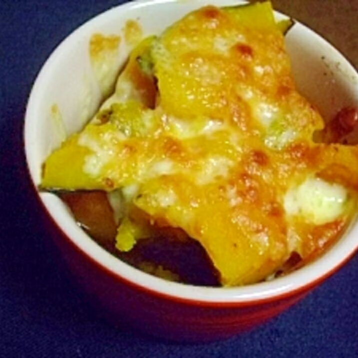 カボチャのチーズ焼き