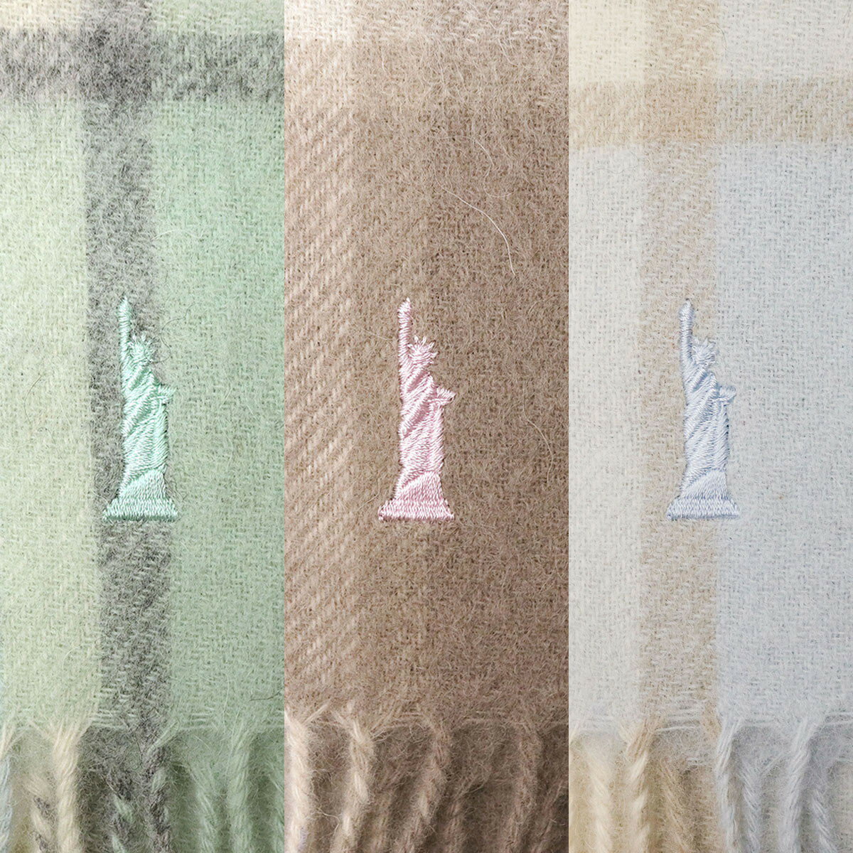 EAST BOY ラムウールマフラー