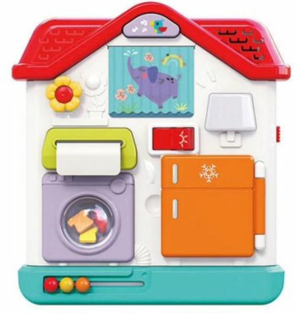 あけて回してひっぱってワクワク手あそびハウス