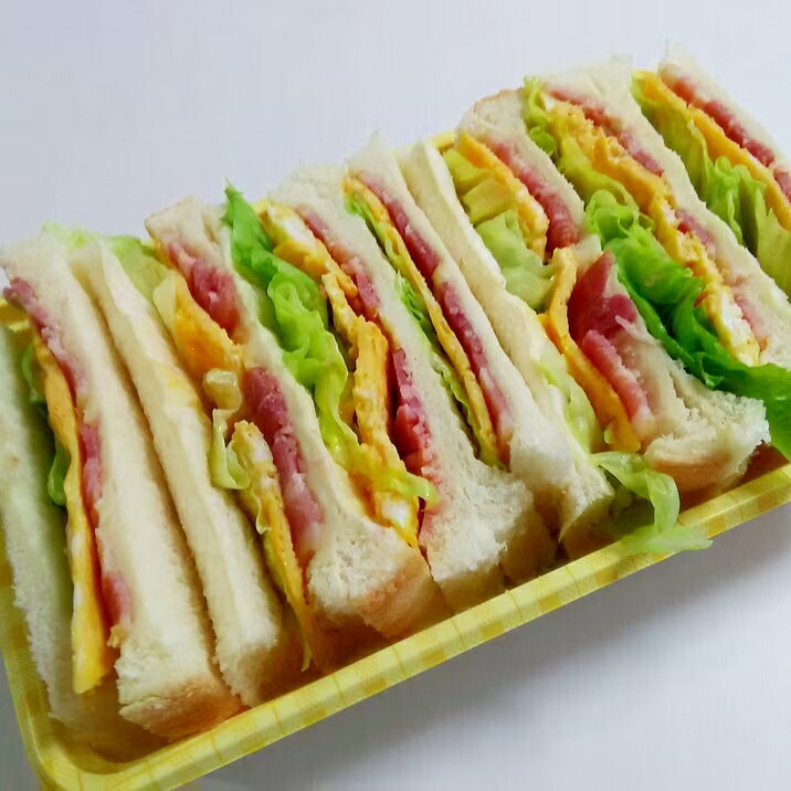 お弁当に☆ベーコンエッグサンド