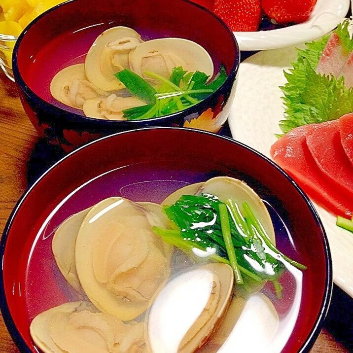 はまぐりのお吸い物
