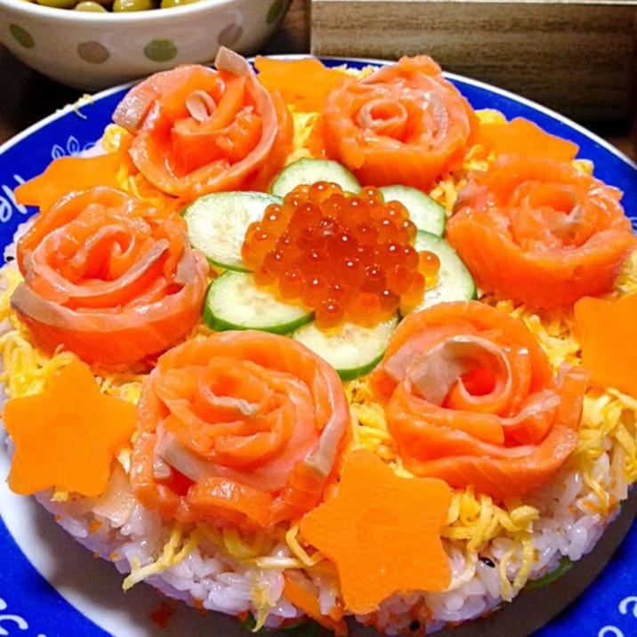 ちらし寿司ケーキ