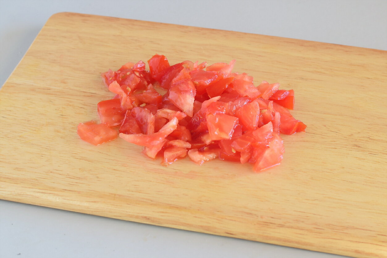 赤ちゃん用の離乳食用トマト