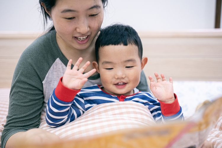 ご機嫌な赤ちゃん