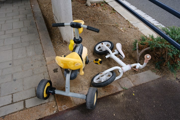 安全装置付き三輪車