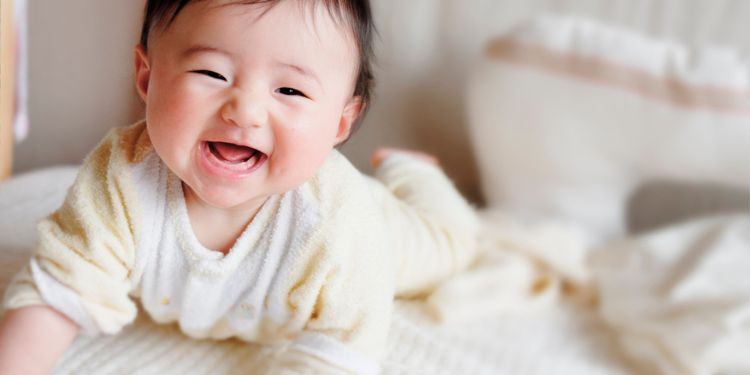 機嫌がいい時の赤ちゃん
