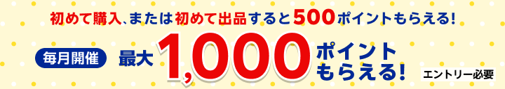 1000ポイント