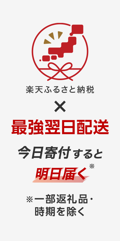 楽天ふるさと納税×最強翌日配送