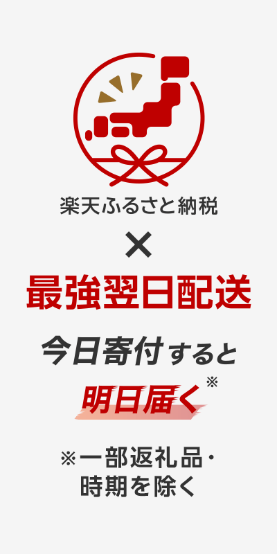 楽天ふるさと納税×最強翌日配送