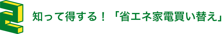 省エネ家電買い替え