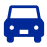 青い車のアイコン