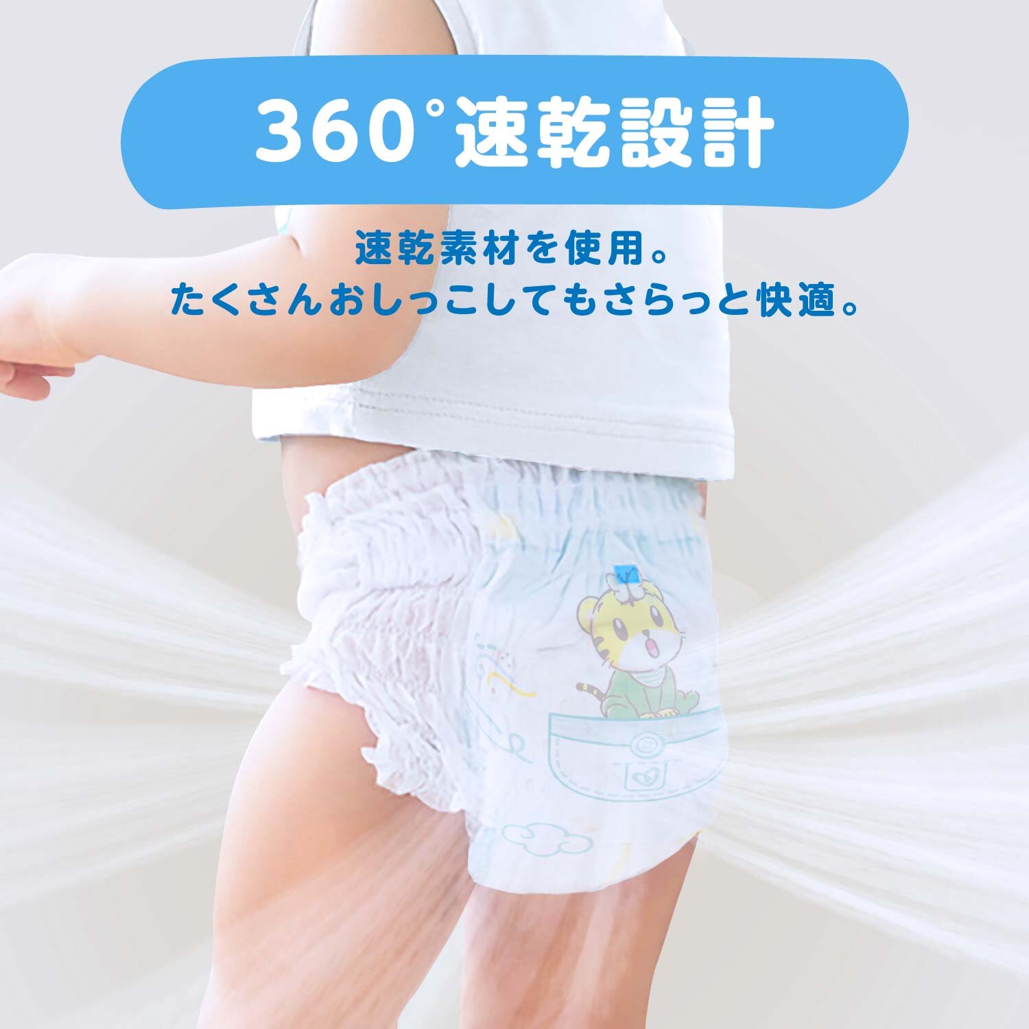 360°速乾設計