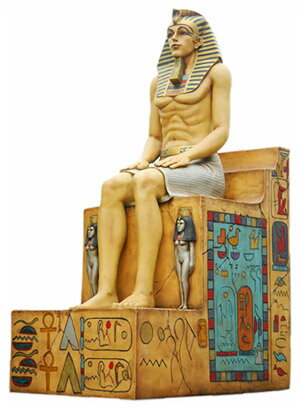 古代エジプト王フィギュア（等身大）