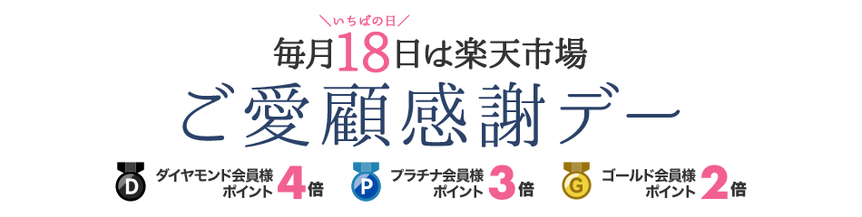 楽天市場 ご愛顧感謝デー ポイント最大4倍