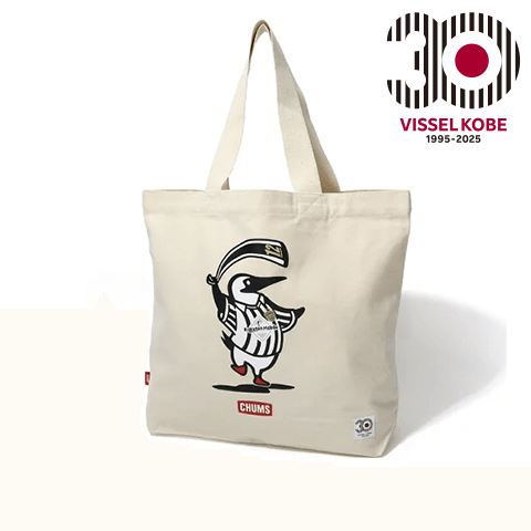 【CHUMS｜VISSEL KOBE】 30th Anniversary Uniform Booby Canvas Tote Bag
