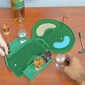 Golf Shot Glass Drinking Game