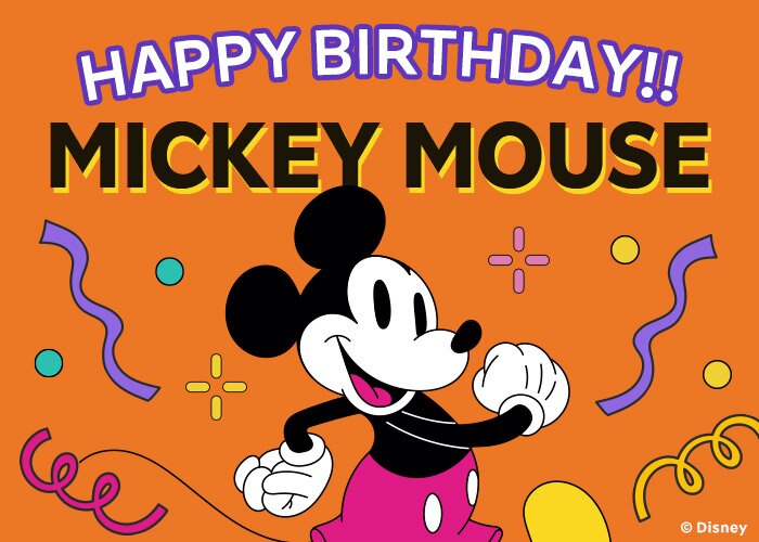 ハッピーバースデー！ミッキーマウス