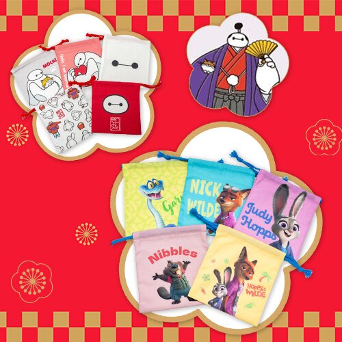 ディズニー ブラインド巾着