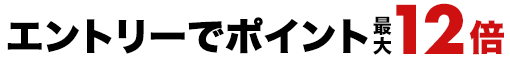 エントリーでポイント最大12倍