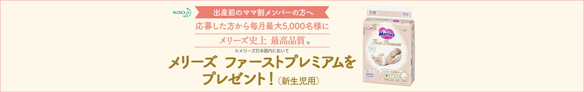 花王様メリーズエントリー型サンプリング企画