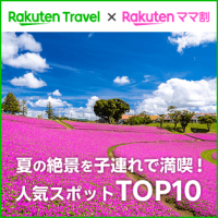 【楽天トラベル】夏の絶景を子連れで満喫！人気スポットTOP10