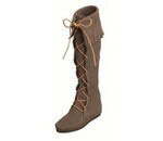 　FRONT LACED HARD SOLE KNEE HI BOOT