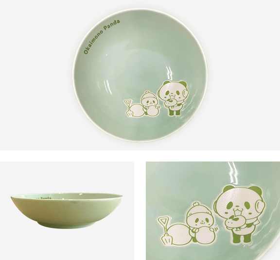 お買いものパンダオリジナル皿