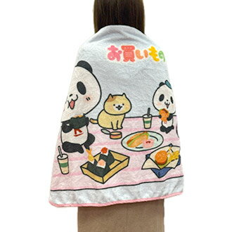 お買いものパンダ！ブランケット画像4