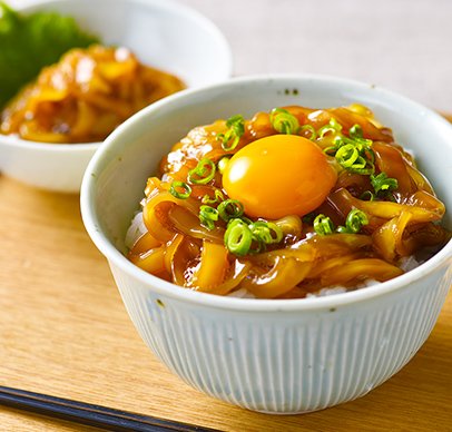 寒シマメ(スルメイカ)肝醤油漬け4食セット