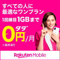 すべての人に最適なワンプライス！1回線目1GBまで0円/月 ※条件あり
