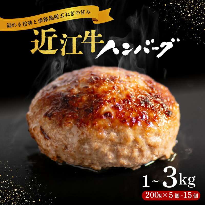 溢れる旨味と淡路島玉ねぎの甘み!近江牛ハンバーグ