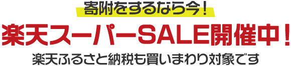 楽天市場 楽天スーパーsale ふるさと納税