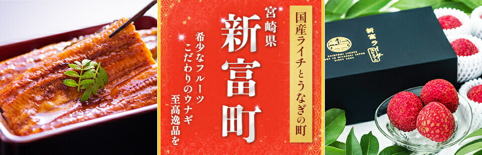 国産ライチとうなぎの町　宮崎県新富町　希少なフルーツこだわりのウナギ至高逸品を