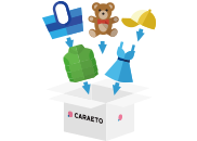 預けたいものを箱(ボックス)に詰めます