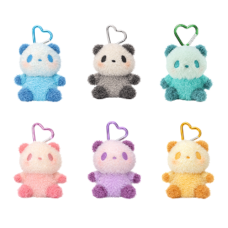 お買いものパンダぬいぐるみキーホルダー COLORS(※色の指定はできません)
