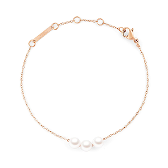 Pearl Trio Bracelet レディースブレスレット（※色の指定はできません）