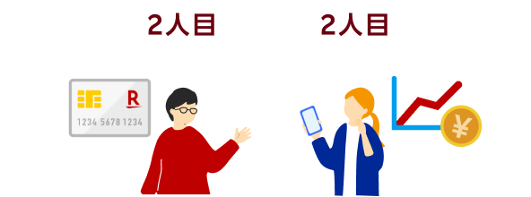 2人目 同じ人でもOK!