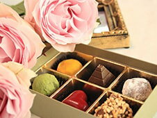 花とスイーツのセット