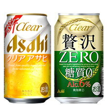 アサヒ　クリアアサヒ/クリアアサヒ贅沢ゼロ