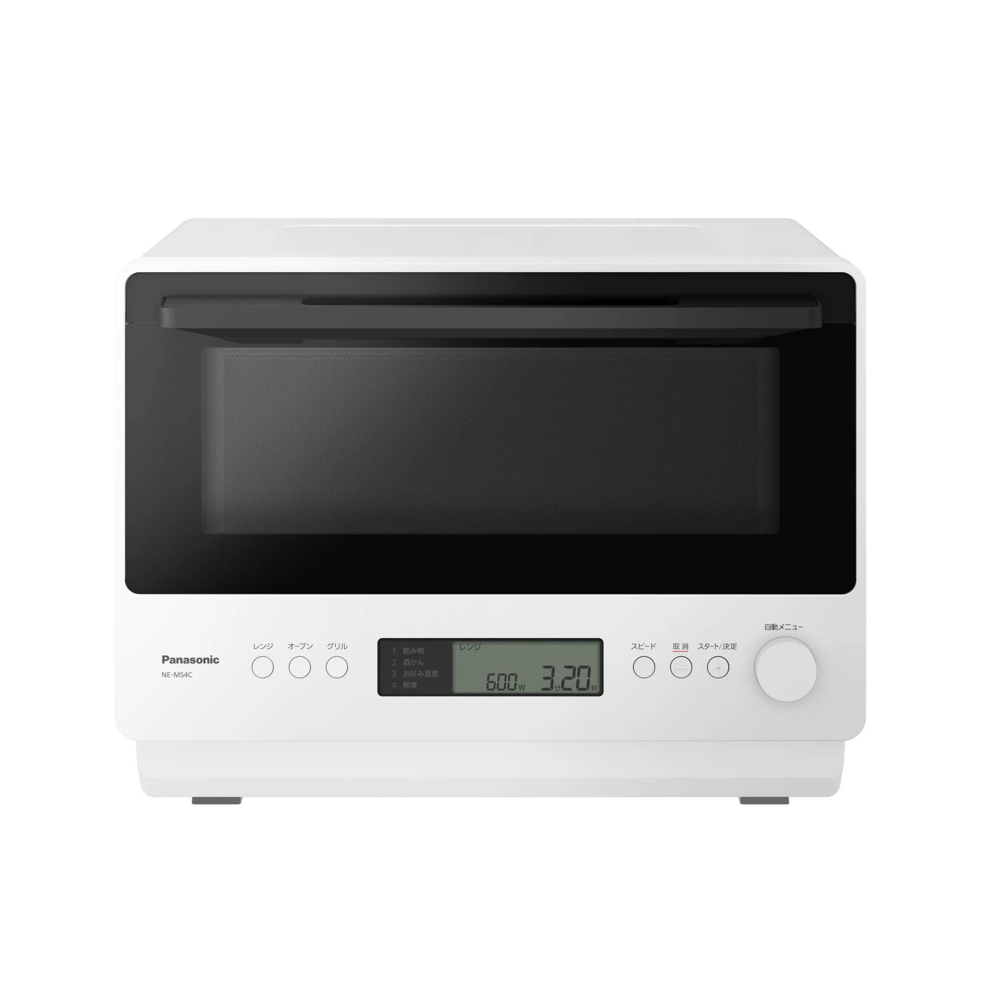 2021年製Panasonic オーブン電子レンジ ホワイト パナソニック16Lオーブンレンジ、シンプルデザイン、ヘルツフリー
