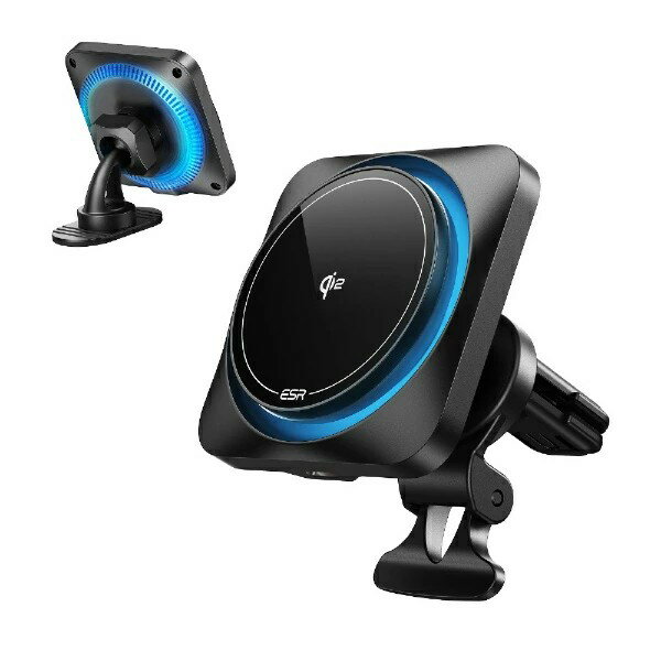 ナイコム|ESR Qi2 HaloLock Wireless Car Charger with CryoBoost