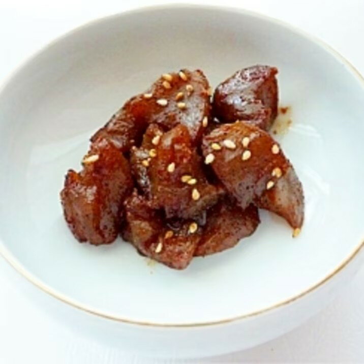 コンニャクのピリ辛炒め