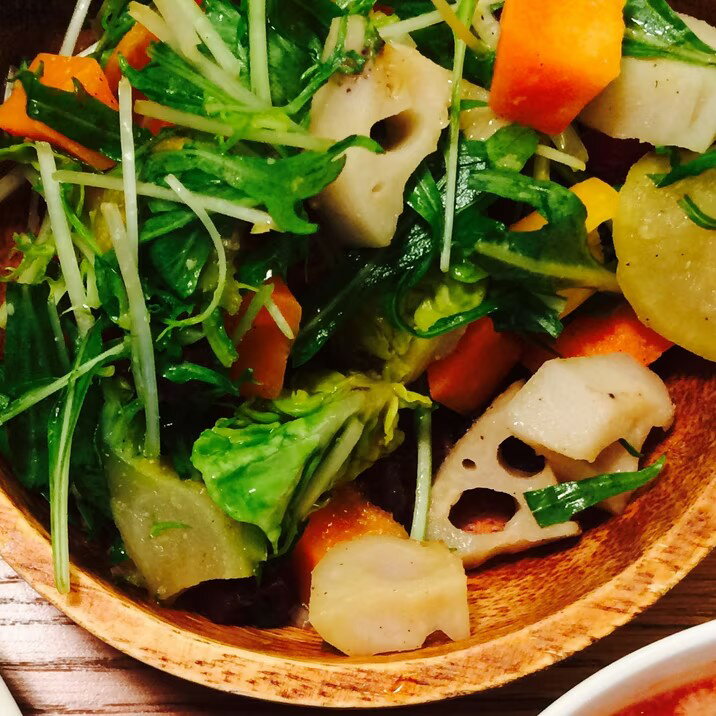 腸内環境を整える!ノンオイル蒸し野菜サラダ