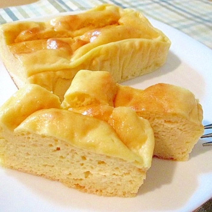 お豆腐とヨーグルトの超しっとりヘルシーケーキ