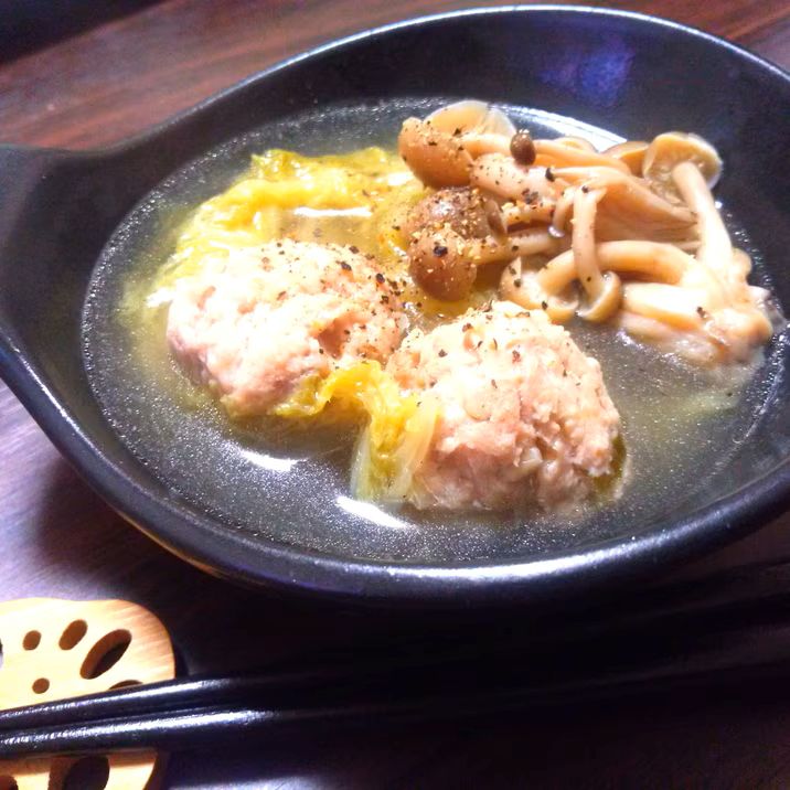 鶏団子スープ