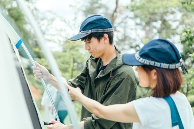 設営が簡単な初心者向けテントの種類