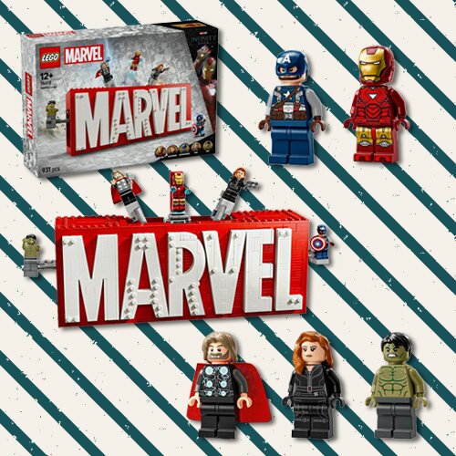 マーベルロゴのレゴ