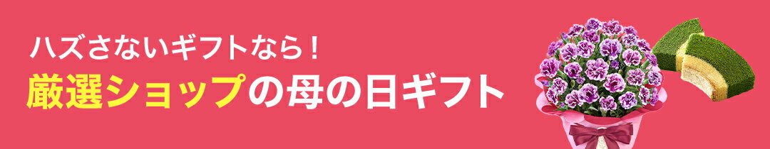 厳選ショップの母の日ギフト